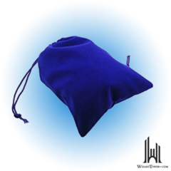 Dice Bag Suedecloth Small Royal Blue